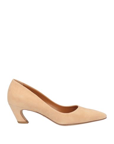 Chloé Woman Pumps Sand Size 11 Leather In Beige