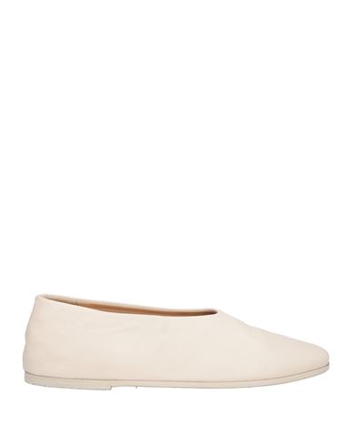 Marsèll Woman Ballet Flats Ivory Size 8 Calfskin In White