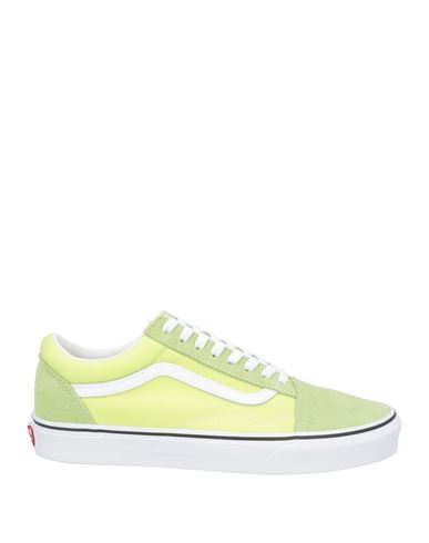 Vans Man Sneakers Acid Green Size 10.5 Leather, Textile Fibers