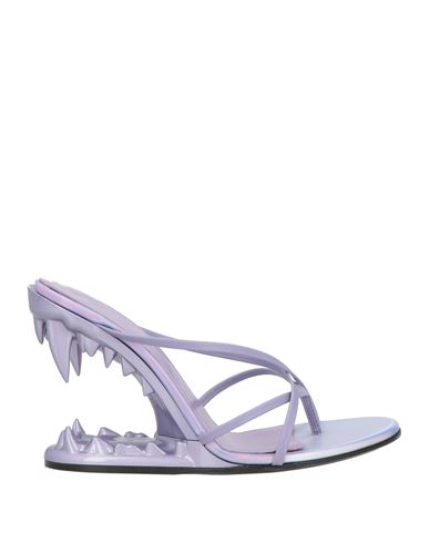 Gcds Woman Thong Sandal Lilac Size 8 Textile Fibers