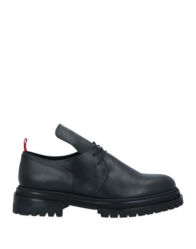 Shop 424 Fourtwofour Man Lace-up Shoes Black Size 7 Leather