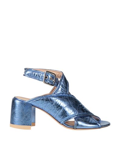 Agl Attilio Giusti Leombruni Agl Woman Sandals Blue Size 10 Leather