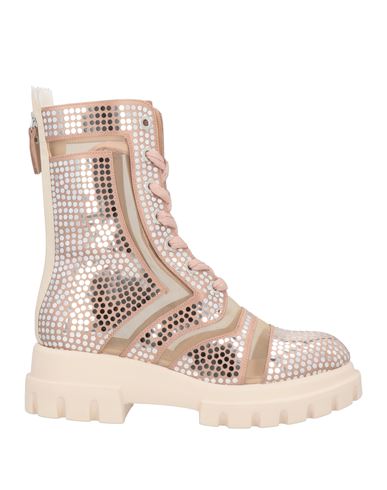 Agl Attilio Giusti Leombruni Agl Woman Ankle Boots Pastel Pink Size 7 Textile Fibers
