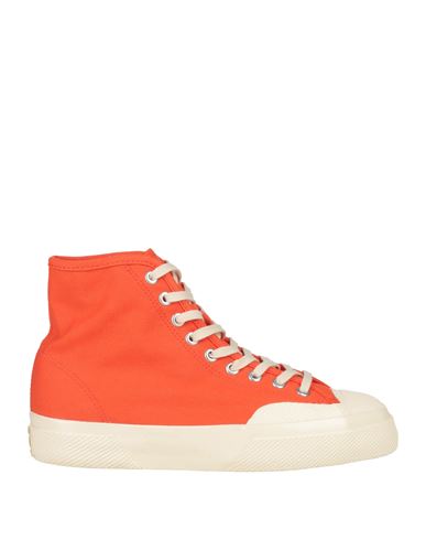 Superga Woman Sneakers Orange Size 7.5 Textile Fibers
