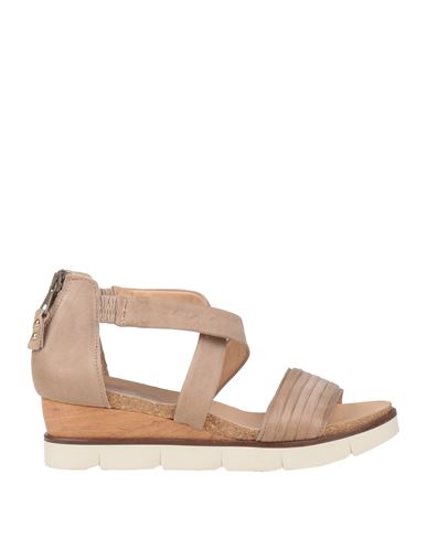Mjus Woman Sandals Sand Size 9 Leather In Beige