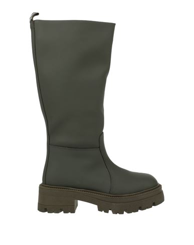 Metisse Woman Boot Military Green Size 8 Rubber