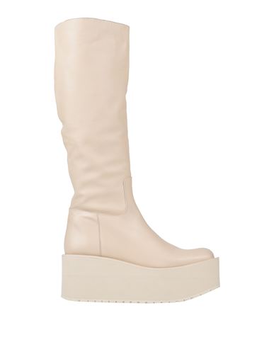Shop Paloma Barceló Woman Boot Ivory Size 9.5 Leather In White