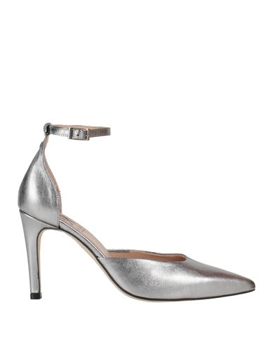 Marian Woman Pumps Silver Size 12 Leather
