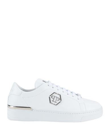 Philipp Plein Embossed Sneakers In White