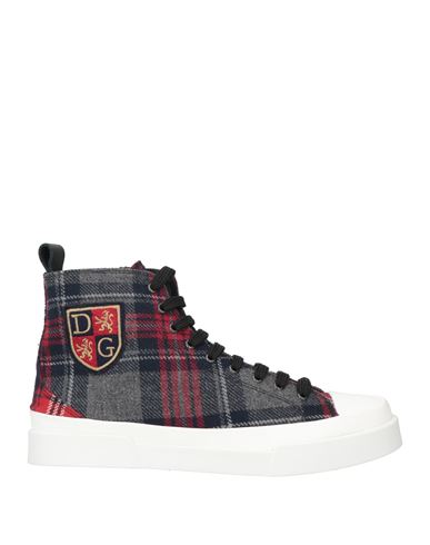 Shop Dolce & Gabbana Toddler Boy Sneakers Lead Size 10c Virgin Wool, Polyurethane, Polyester, Calfskin, C In Grey