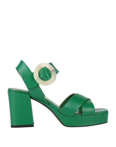 Marian Woman Sandals Green Size 11 Leather