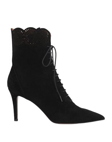 L'autre Chose L' Autre Chose Woman Ankle Boots Black Size 11 Leather