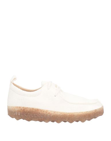 Asportuguesas Woman Lace-up Shoes Ivory Size 11 Textile Fibers In White