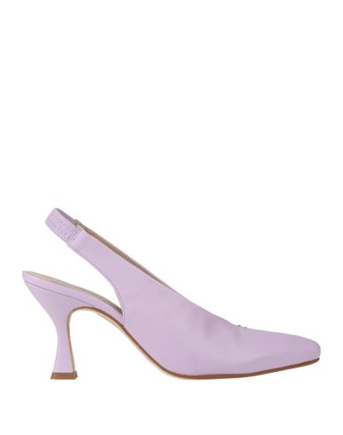 Marian Woman Pumps Lilac Size 11 Leather In Purple
