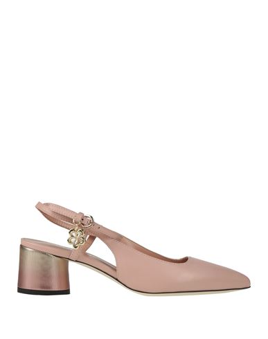 Shop Pollini Woman Pumps Blush Size 8 Leather In Pink