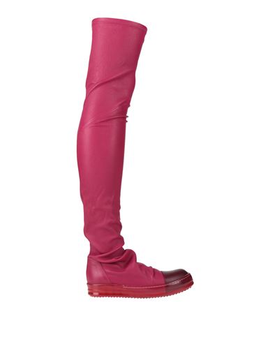 Rick Owens Woman Boot Fuchsia Size 7 Leather In Pink