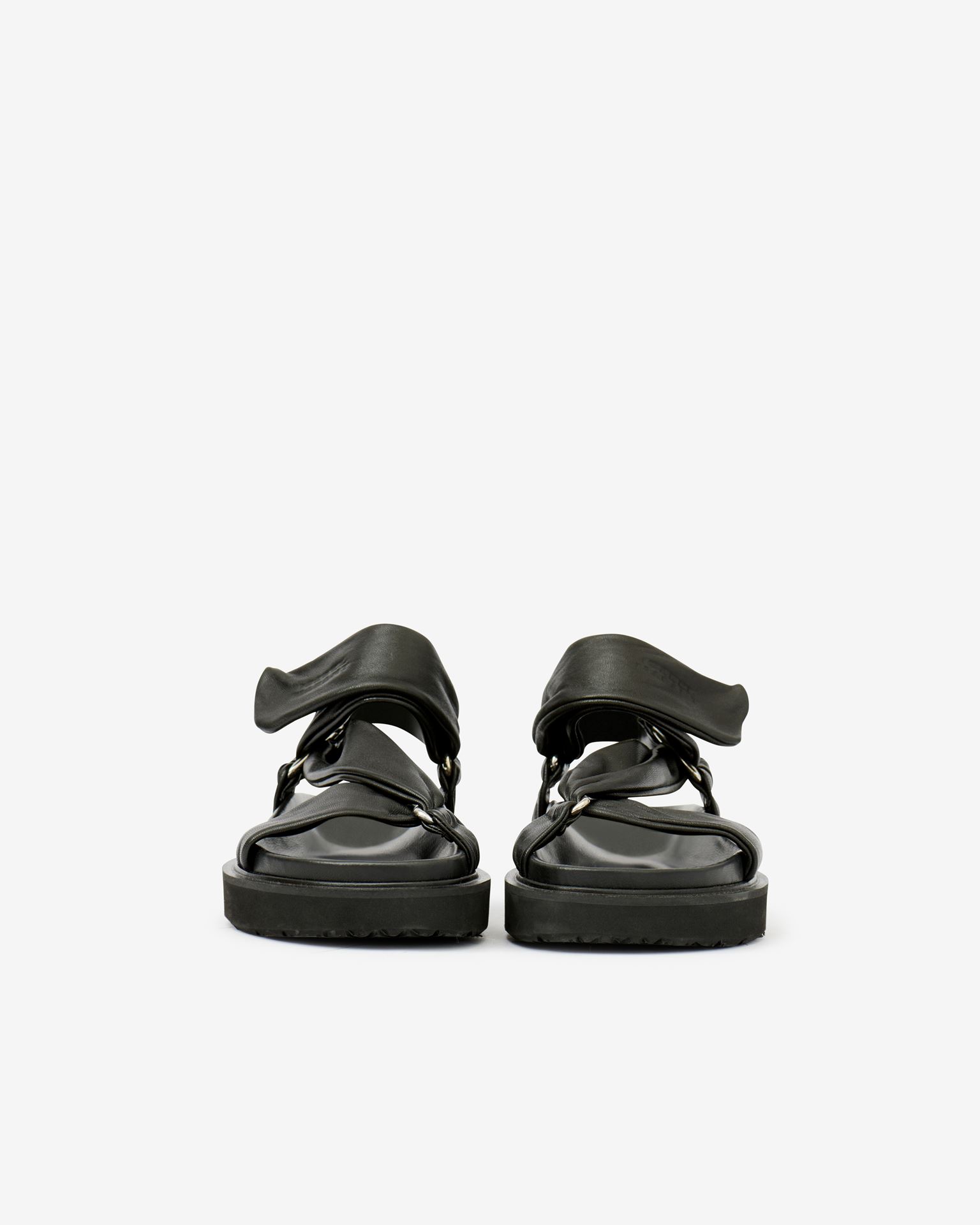 Shop Isabel Marant Naori Sandals In Black