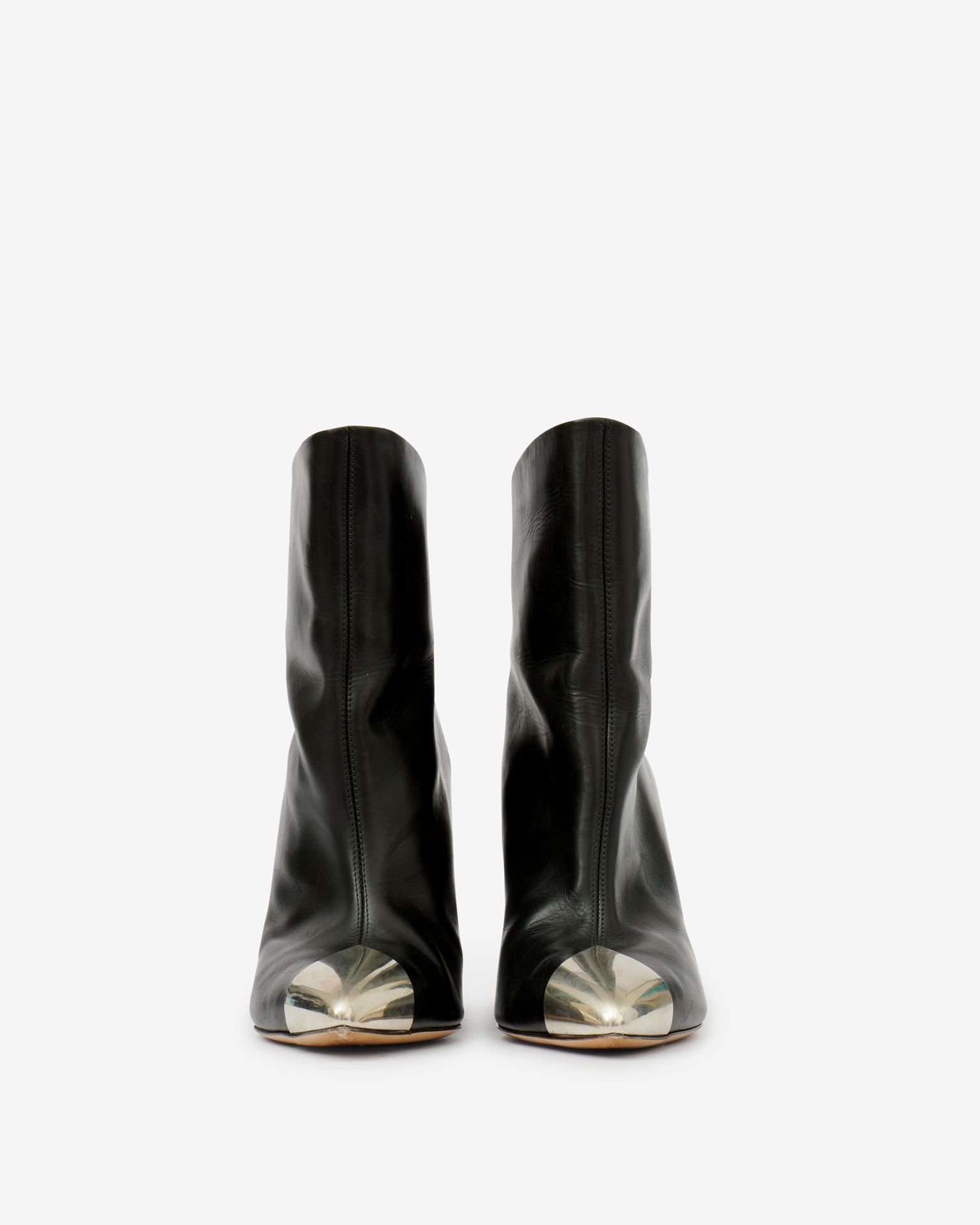 Shop Isabel Marant Lapio Low Boots In Black