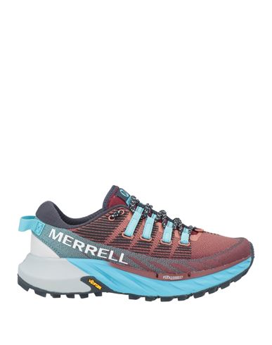 Merrell Woman Sneakers Brown Size 10 Textile Fibers In Blue
