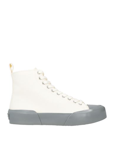 Jil Sander Woman Sneakers White Size 10 Textile Fibers