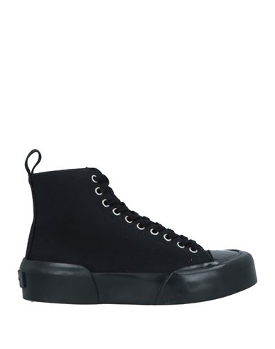 Jil Sander Woman Sneakers Black Size 5 Textile Fibers