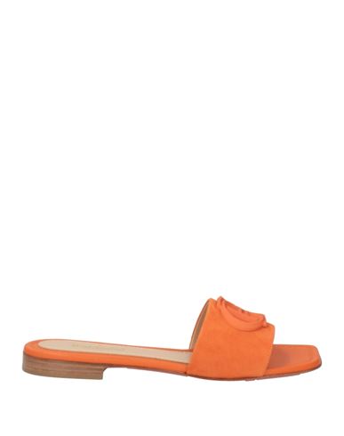 Shop Baldinini Woman Sandals Orange Size 8 Leather