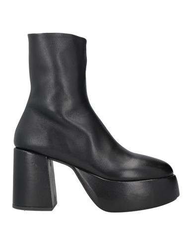 Marsèll Woman Ankle Boots Black Size 8 Leather