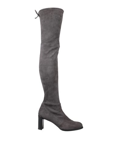 Stuart Weitzman Woman Boot Steel Grey Size 11.5 Leather