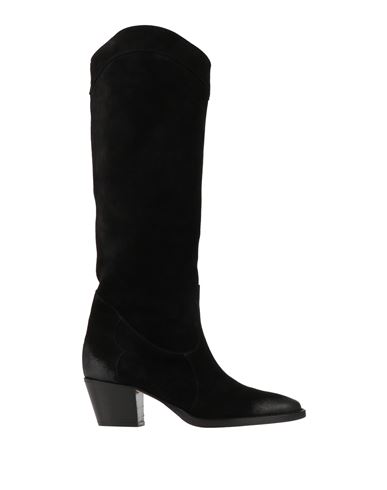 Dondup Woman Boot Black Size 11 Leather