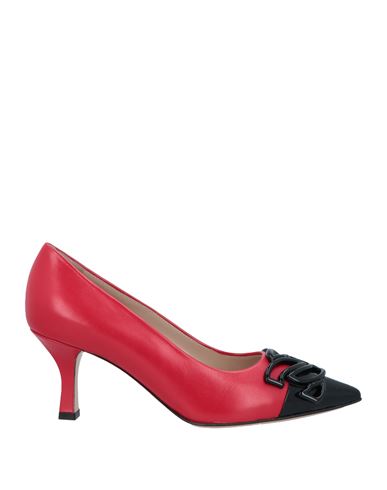 Casadei Woman Pumps Red Size 6 Leather