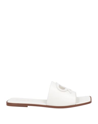 Gianvito Rossi Woman Sandals White Size 11 Calfskin In White