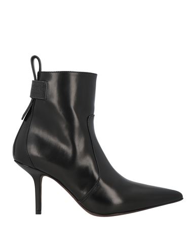Shop Brunello Cucinelli Woman Ankle Boots Black Size 8 Leather