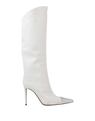 Alexandre Vauthier Woman Boot White Size 9 Textile Fibers
