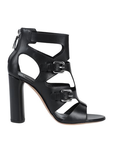 Casadei Woman Sandals Black Size 10 Leather