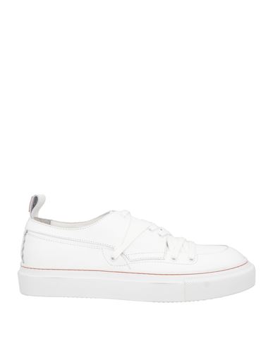Attimonelli's Man Sneakers White Size 9 Leather