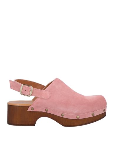 Lola Peres Woman Mules & Clogs Pink Size 7 Leather