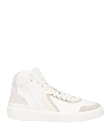 Balmain Man Sneakers White Size 9 Leather