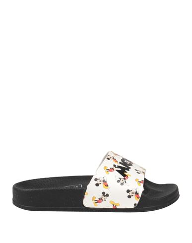 MOACONCEPT MOACONCEPT TODDLER SANDALS WHITE SIZE 10C RUBBER, TEXTILE FIBERS 