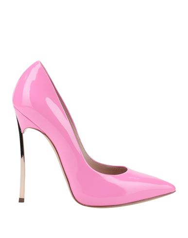 Casadei Woman Pumps Pink Size 10 Leather In Pink