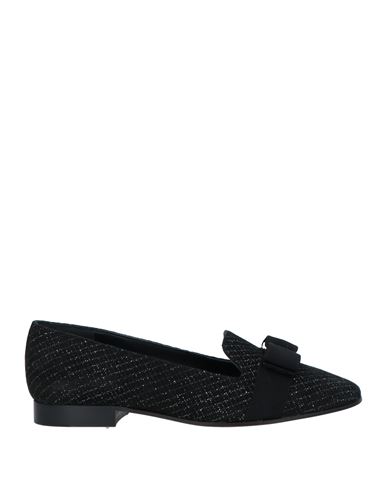 Ferragamo Woman Loafers Black Size 5.5 Calfskin