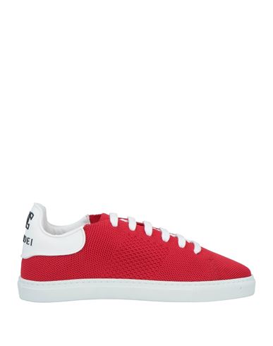 Casadei Woman Sneakers Red Size 5 Textile Fibers