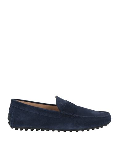 Tod's Man Loafers Midnight Blue Size 8.5 Calfskin