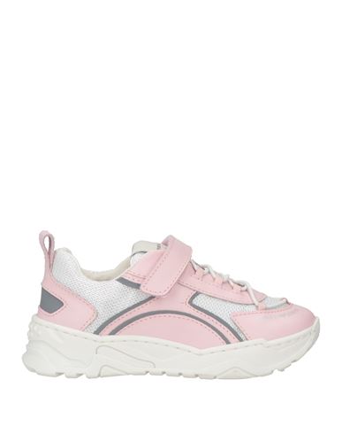Shop Emporio Armani Toddler Girl Sneakers Pink Size 10c Leather, Textile Fibers