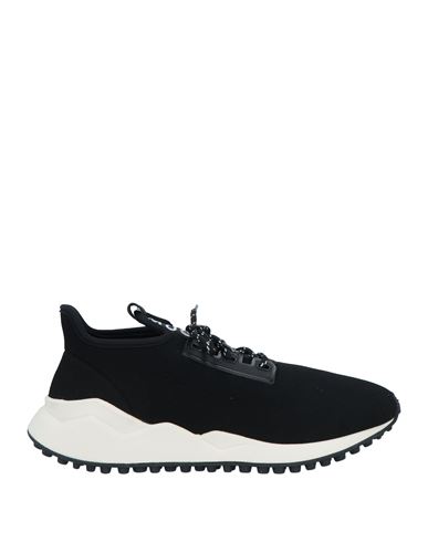 Moschino Man Sneakers Black Size 12 Textile Fibers