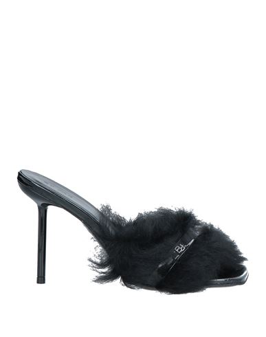 By Far Woman Sandals Black Size 8 Lambskin
