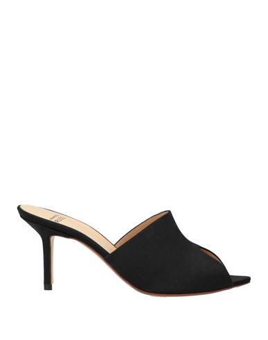 Shop Francesco Russo Woman Sandals Black Size 7 Textile Fibers