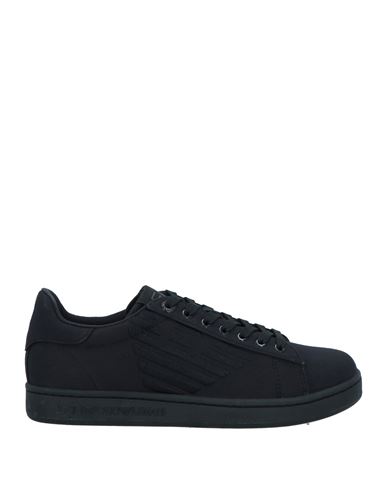 Ea7 Woman Sneakers Black Size 7.5 Cotton