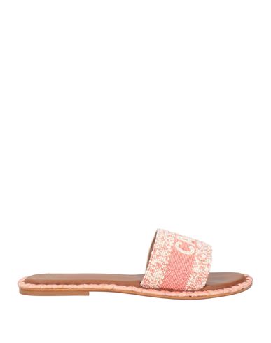 De Siena Woman Sandals Pink Size 11 Textile Fibers