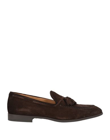 Shop Corvari Man Loafers Dark Brown Size 8 Leather
