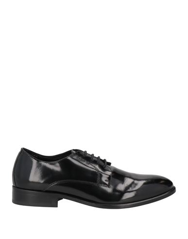 F.lli Cesetti F. Lli Cesetti Man Lace-up Shoes Black Size 10 Leather